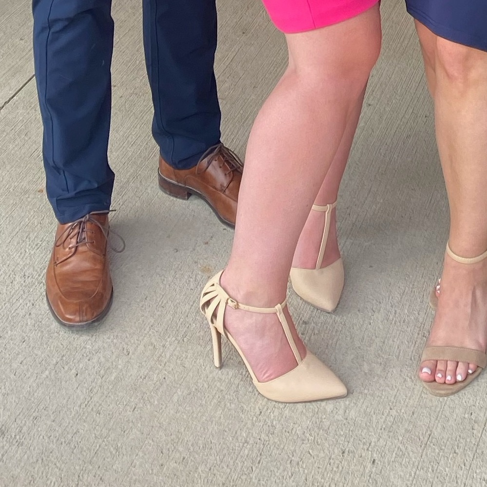 Oppointed Mary Nude Heels, Size 8 - Picture 10 of 17